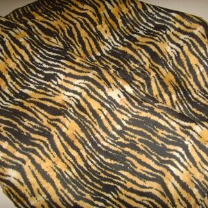 Tiger Print Flannel Fabric - 2 Yards/8 Inches